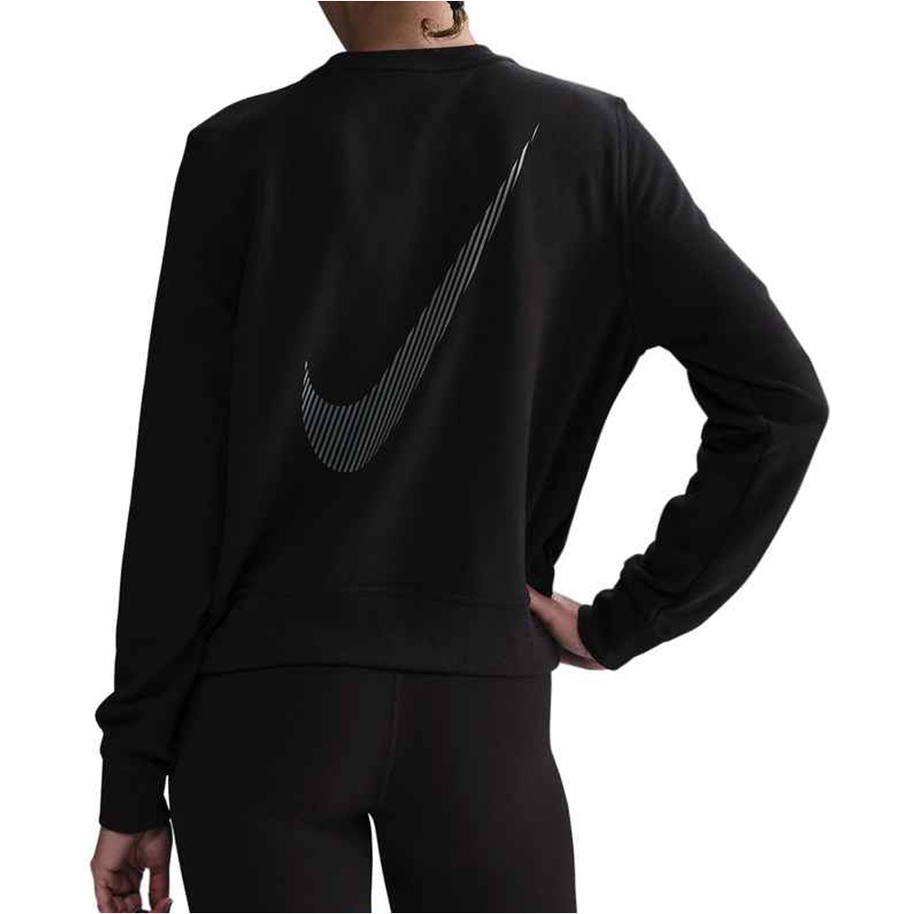 Nike sudaderas deportivas mujer W NK ONE DF CREW HBR TT vista trasera