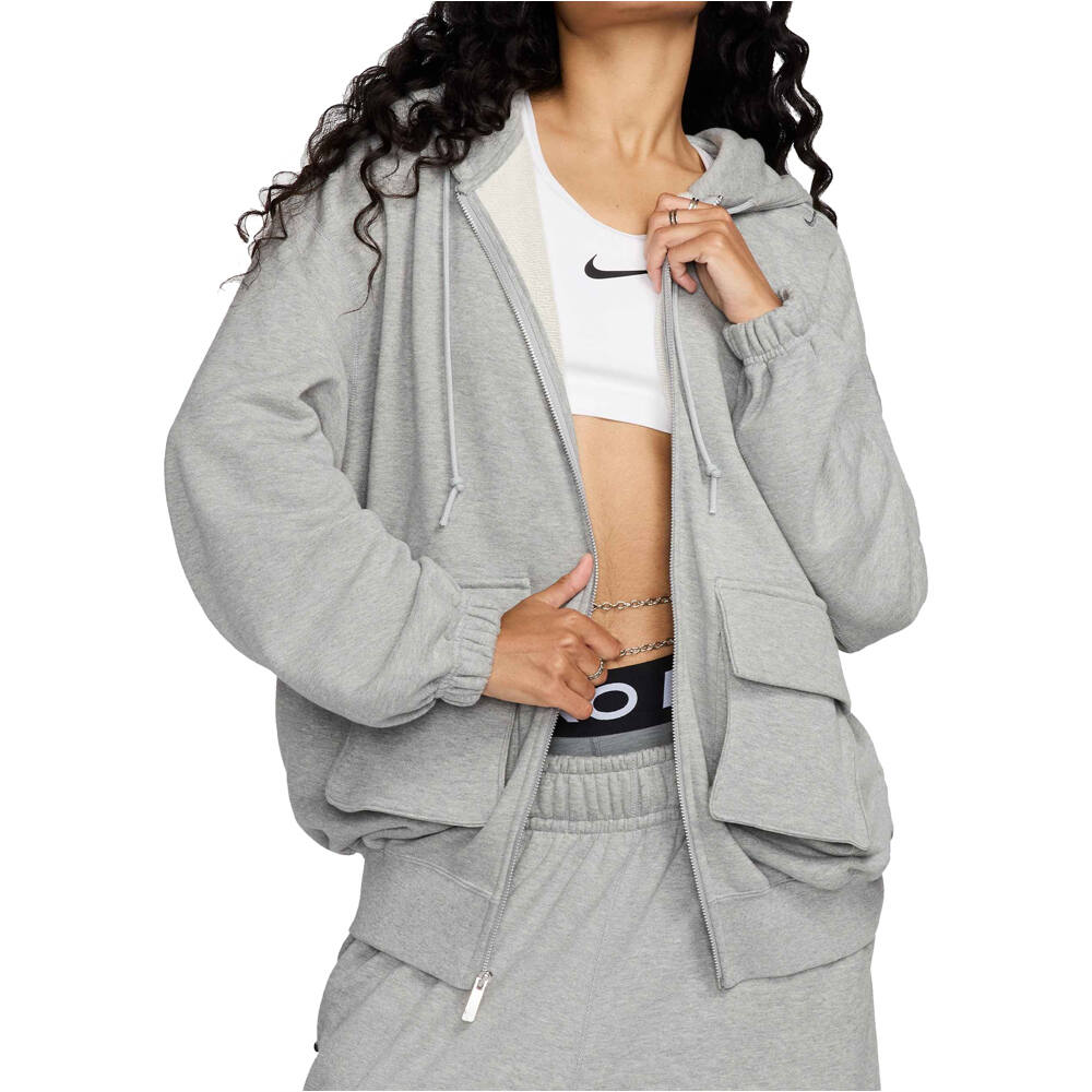 Nike sudaderas deportivas mujer W NSW DANCE OS FZ HDY vista frontal