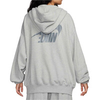 Nike sudaderas deportivas mujer W NSW DANCE OS FZ HDY vista trasera