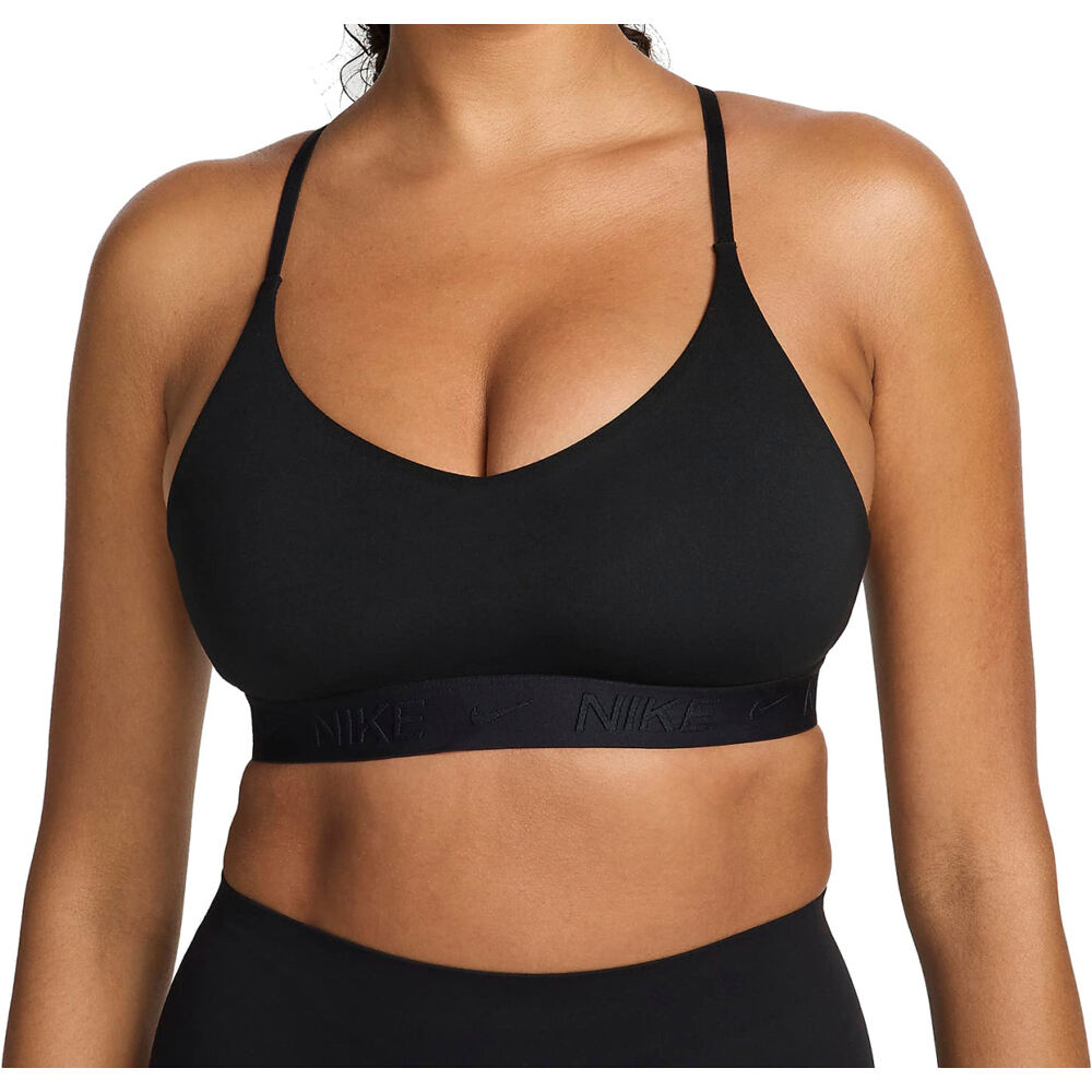 Nike Sujetador Yoga W NK DF INDY LGT SPT BRA vista frontal