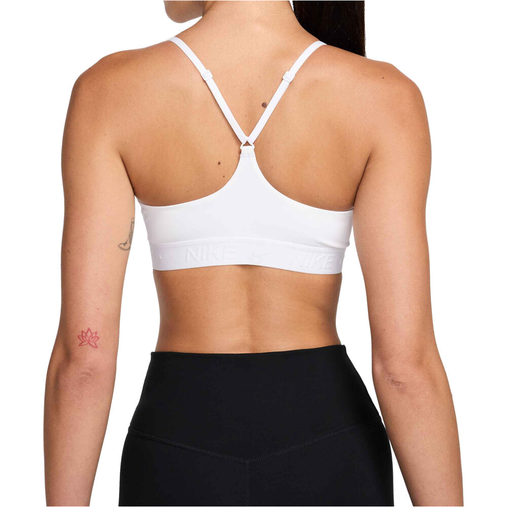 Nike Sujetador Yoga W NK DF INDY LGT SPT BRA vista trasera