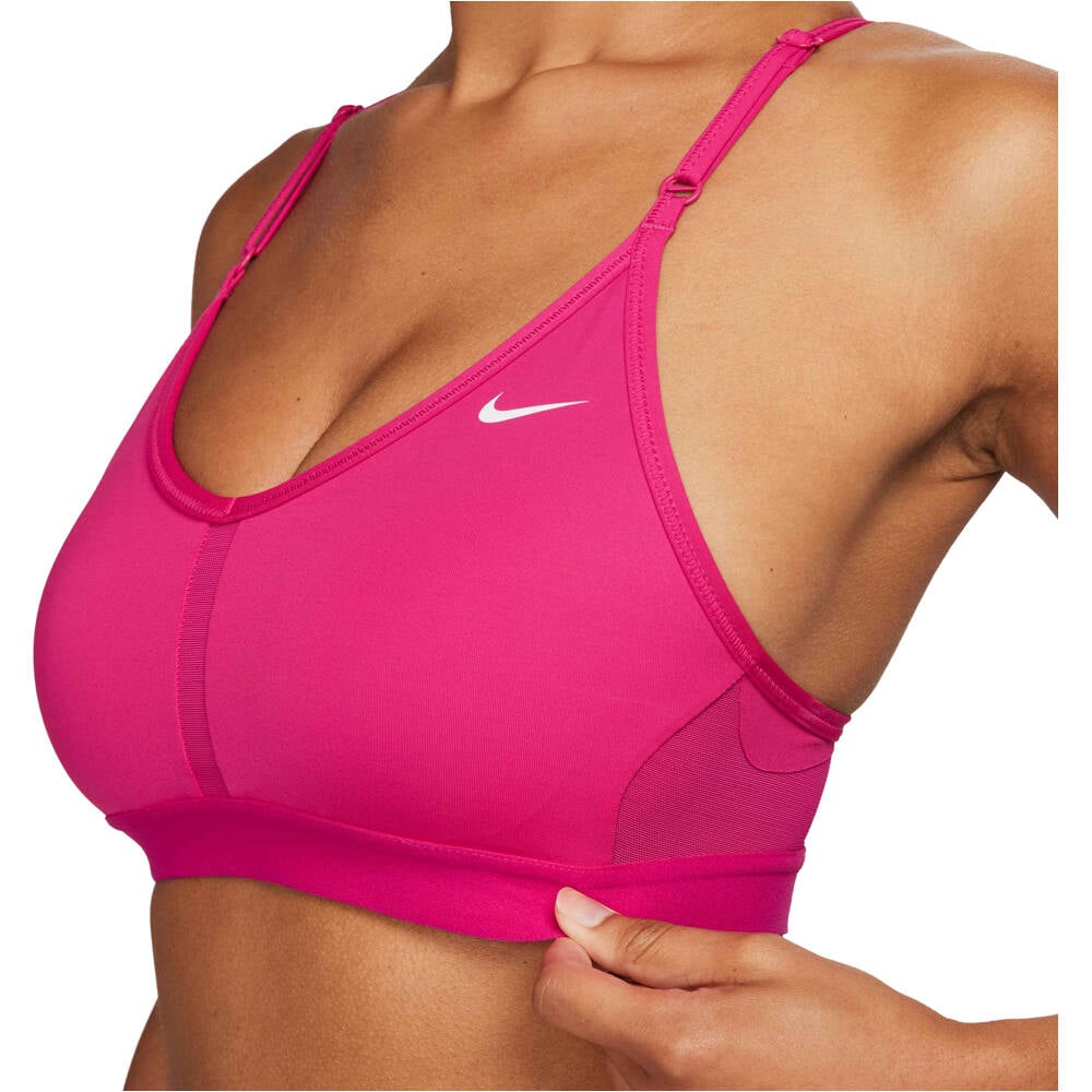 Nike sujetadores deportivos W NK INDY V-NECK BRA vista detalle