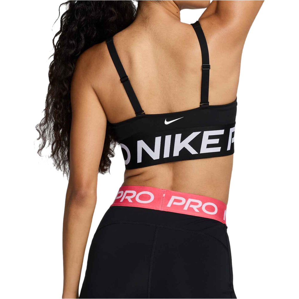 Nike sujetadores deportivos W NP INDY PLUNGE BRA BOLD vista trasera