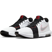 Nike zapatilla baloncesto LEBRON WITNESS BLNERO lateral interior