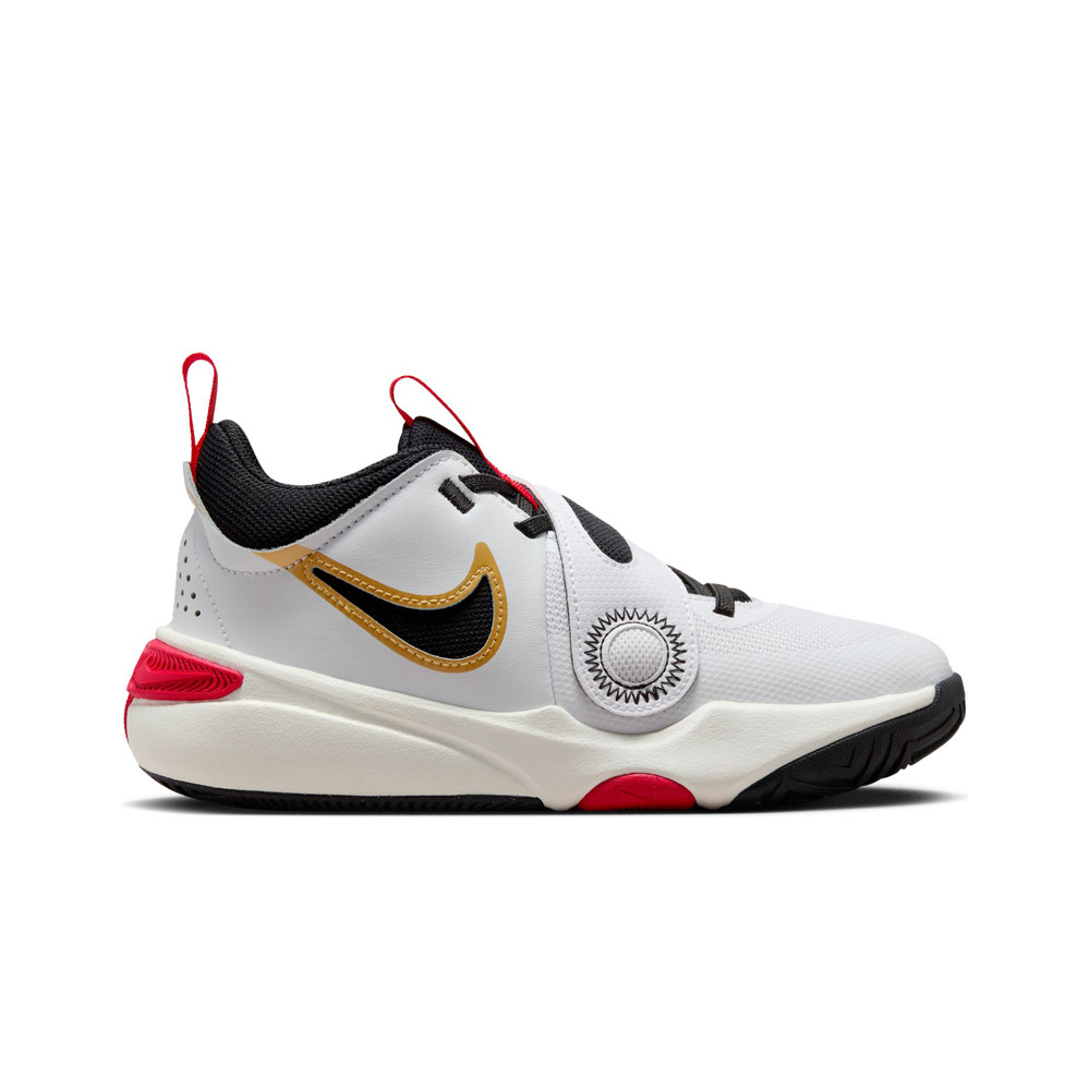 Nike zapatilla baloncesto niños Nike Team Hustle D 11 BLRO lateral exterior