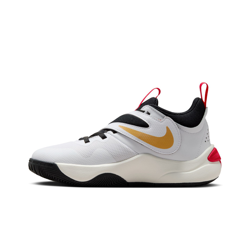 Nike zapatilla baloncesto niños Nike Team Hustle D 11 BLRO lateral interior