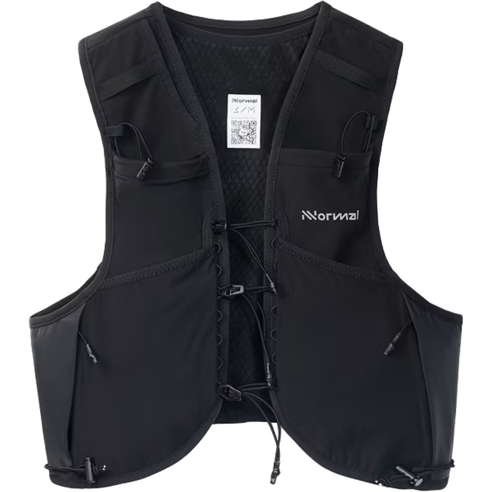 Nnormal varios running RACE VEST BLACK vista frontal