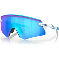 Oakley gafas deportivas Encoder Polished White w/ Prizm Sapphire vista frontal