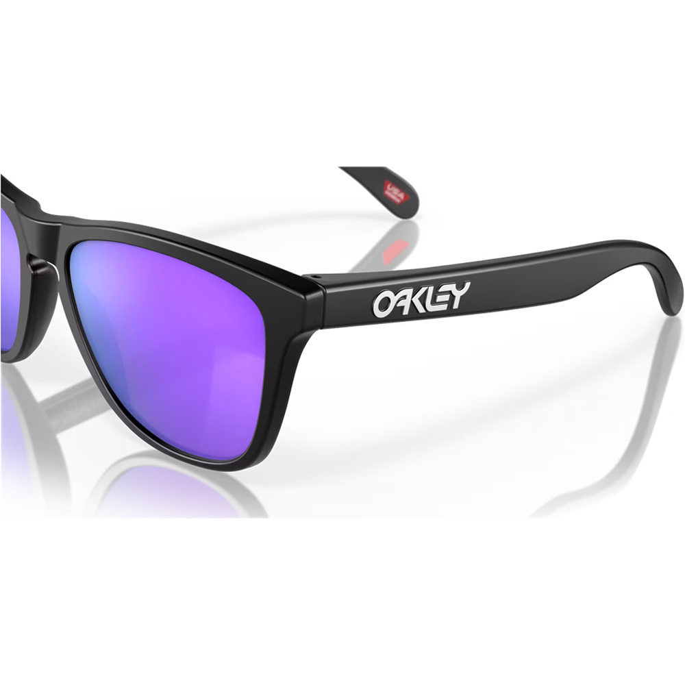 Oakley gafas deportivas Frogskins Matte Black w/ PRIZM Violet 05