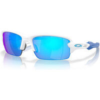 Oakley gafas deportivas infantiles Flak XS Matte White w/Prizm Sapphire vista frontal