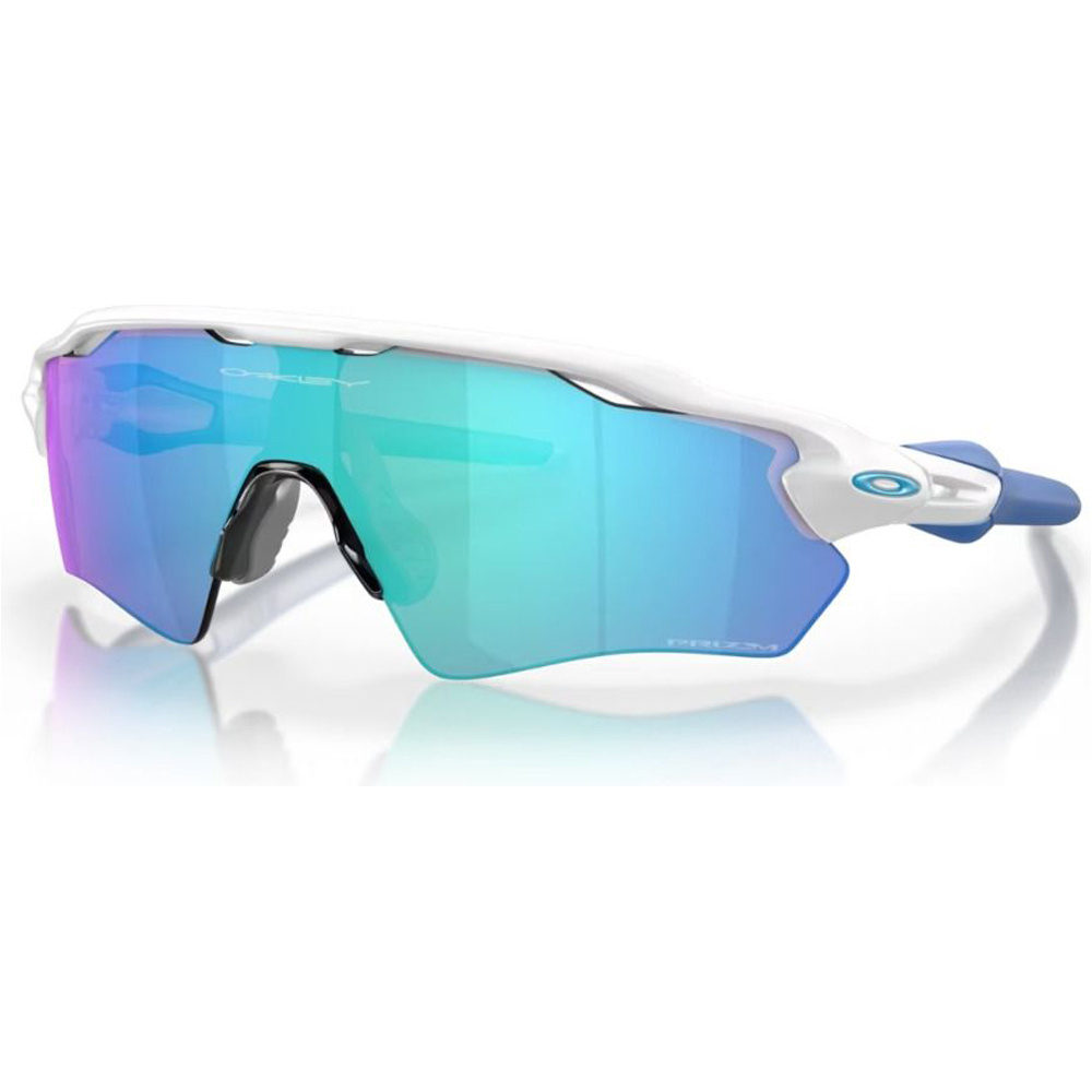 Oakley gafas deportivas infantiles Radar EV XS Mtt Wht w/Prizm Sapphire vista frontal