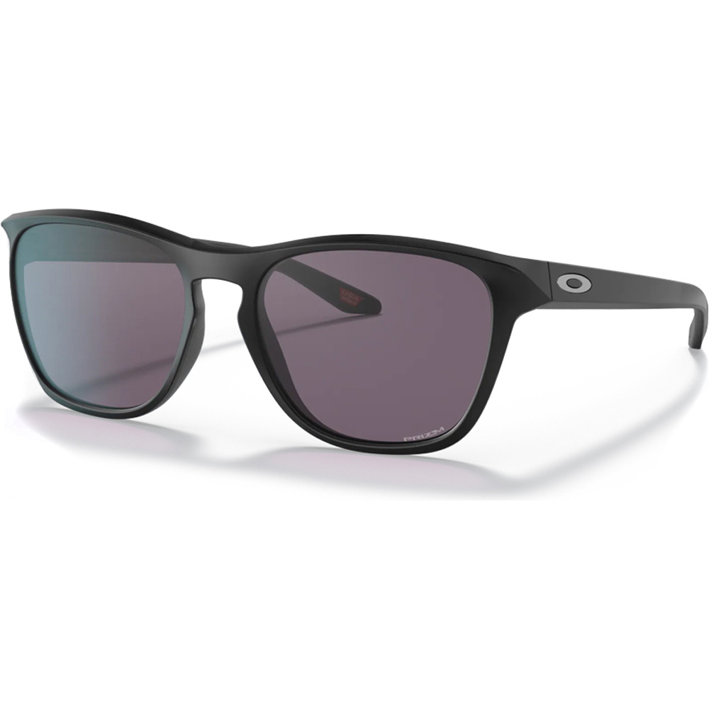 Oakley gafas deportivas Manorburn Matte Black w/ PRIZM Grey vista frontal