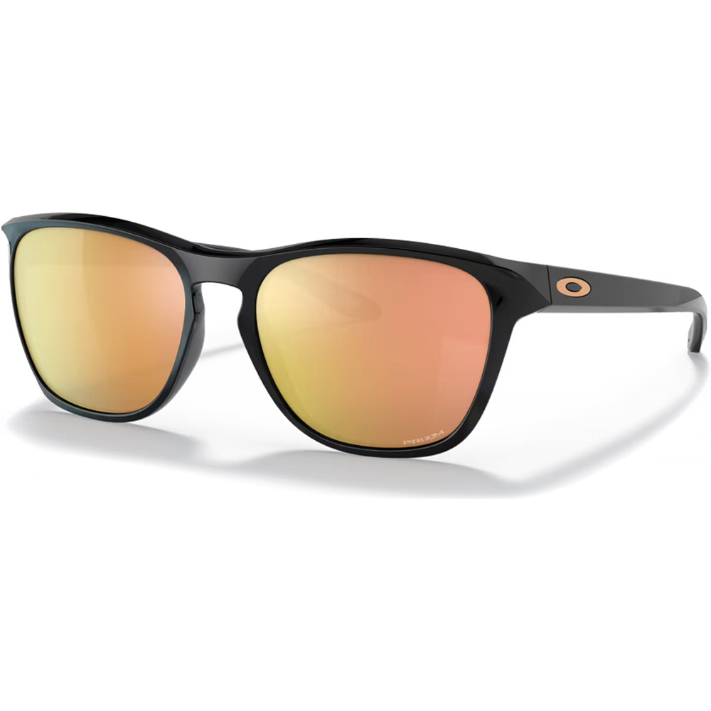 Oakley gafas deportivas Manorburn Pol Blk w/ PRIZM Rose Gold vista frontal