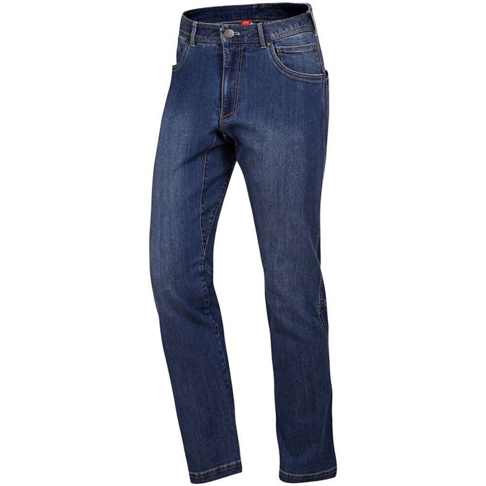 Ocun pantalón montaña hombre TYPHOON jeans vista frontal