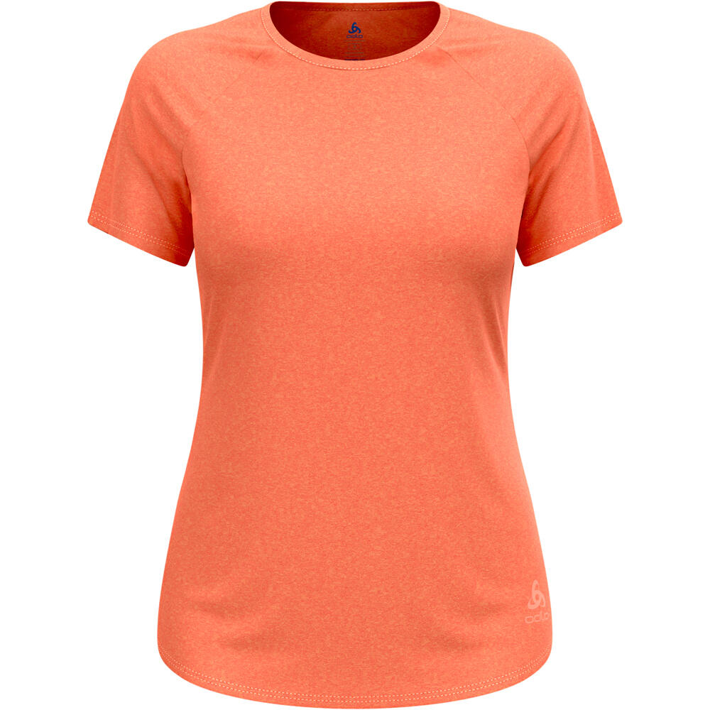 Odlo camiseta entrenamiento manga corta mujer T-shirt crew neck s/s ESSENTIAL 365 vista detalle