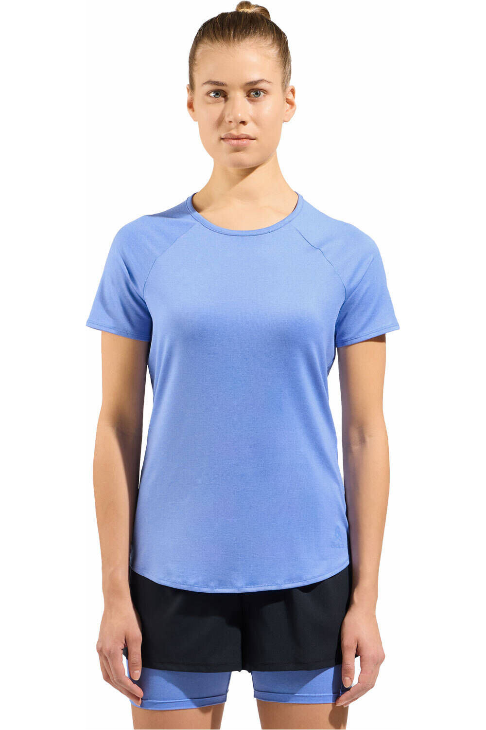 Odlo camiseta entrenamiento manga corta mujer T-shirt crew neck s/s ESSENTIAL 365 vista frontal