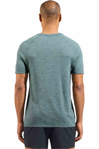 Odlo camiseta montaña manga corta hombre ESSENTIAL SEAMLESS vista trasera