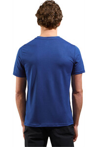 Odlo camiseta montaña manga corta hombre T-shirt crew neck s/s F-DRY vista trasera