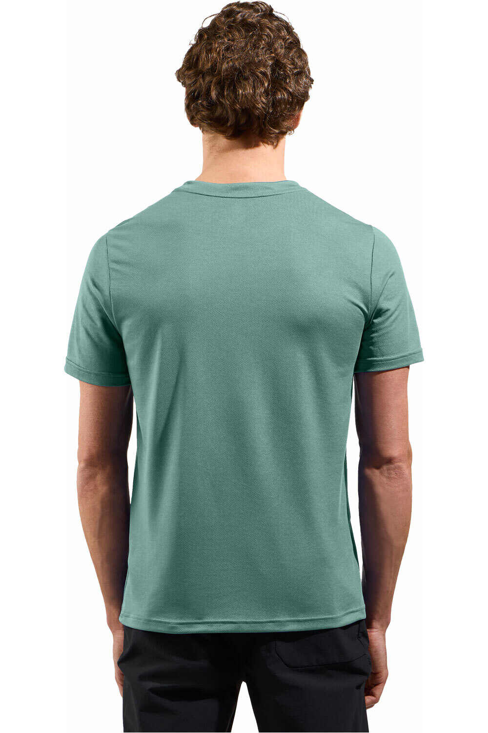 Odlo camiseta montaña manga corta hombre T-shirt crew neck s/s F-DRY vista trasera