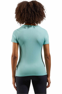 Odlo camiseta montaña manga corta mujer T-shirt crew neck s/s F-DRY vista trasera