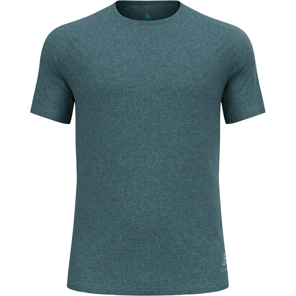 Odlo camiseta técnica manga corta hombre T-shirt crew neck s/s ESSENTIAL 365 vista detalle