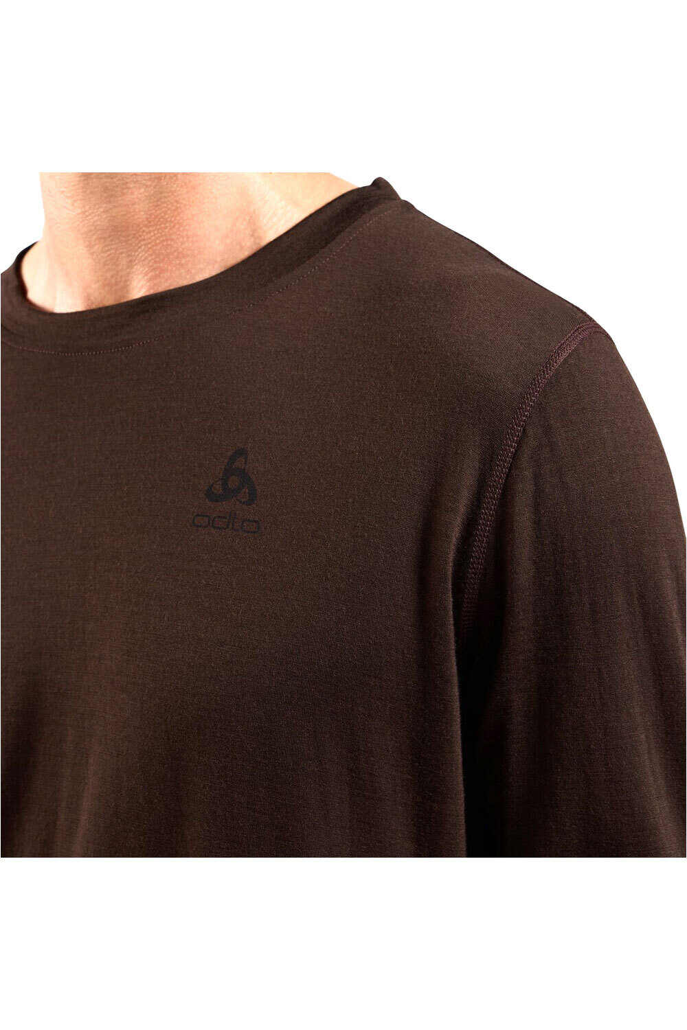 Odlo camiseta térmica manga larga hombre MERINO 160 vista detalle