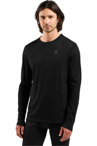 Odlo camiseta térmica manga larga hombre MERINO 160 vista frontal