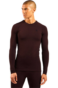 Odlo camiseta térmica manga larga hombre PERFORMANCE WARM vista frontal