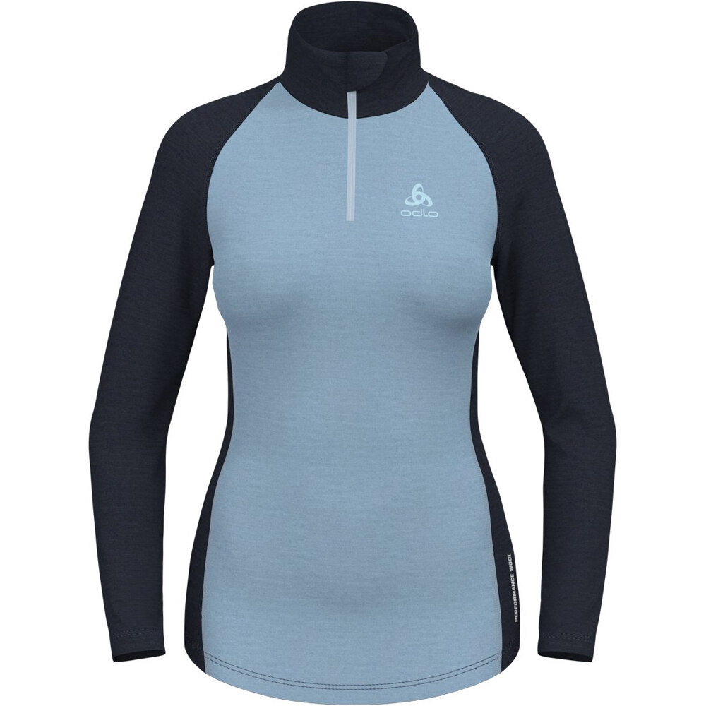 Odlo camiseta térmica manga larga mujer NATURAL PERFORMANCE PW 150 vista frontal