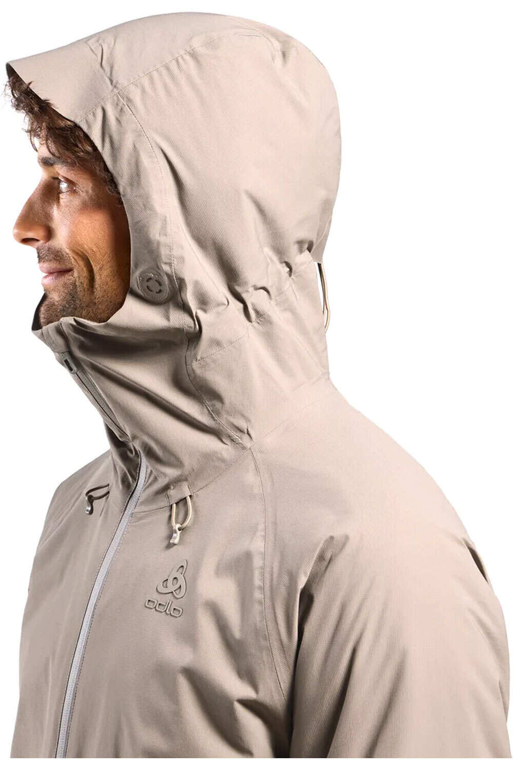 Odlo chaqueta impermeable insulada hombre ASCENT S-THERMIC WATERPROOF vista detalle