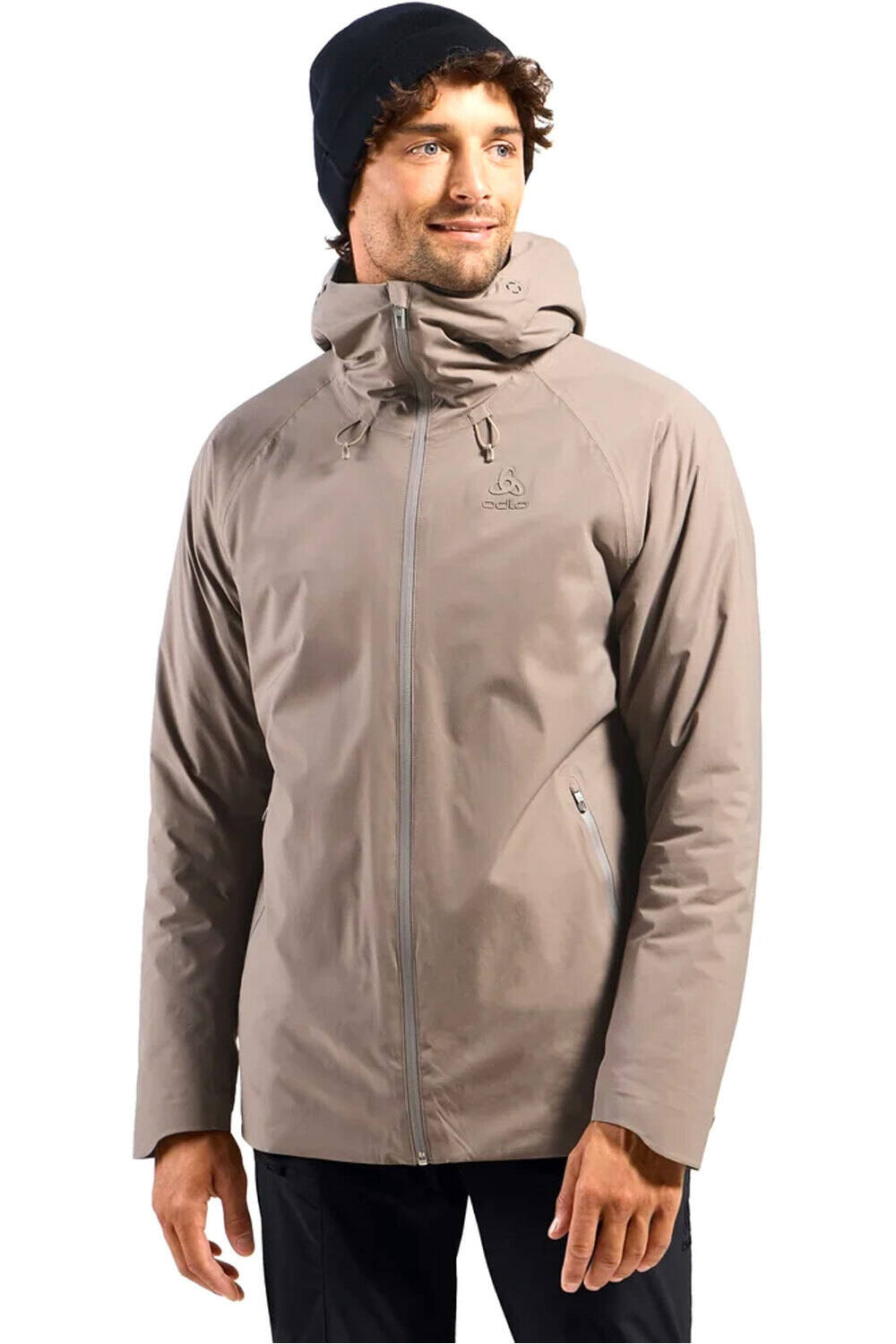 Odlo chaqueta impermeable insulada hombre ASCENT S-THERMIC WATERPROOF vista frontal