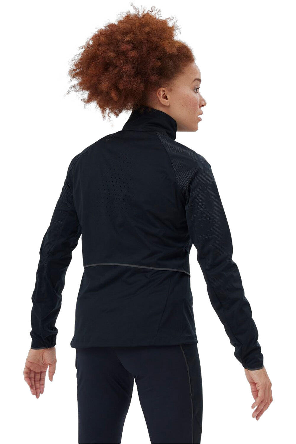 Odlo chaqueta impermeable mujer Jacket ZEROWEIGHT PRO WARM REFLECT vista trasera