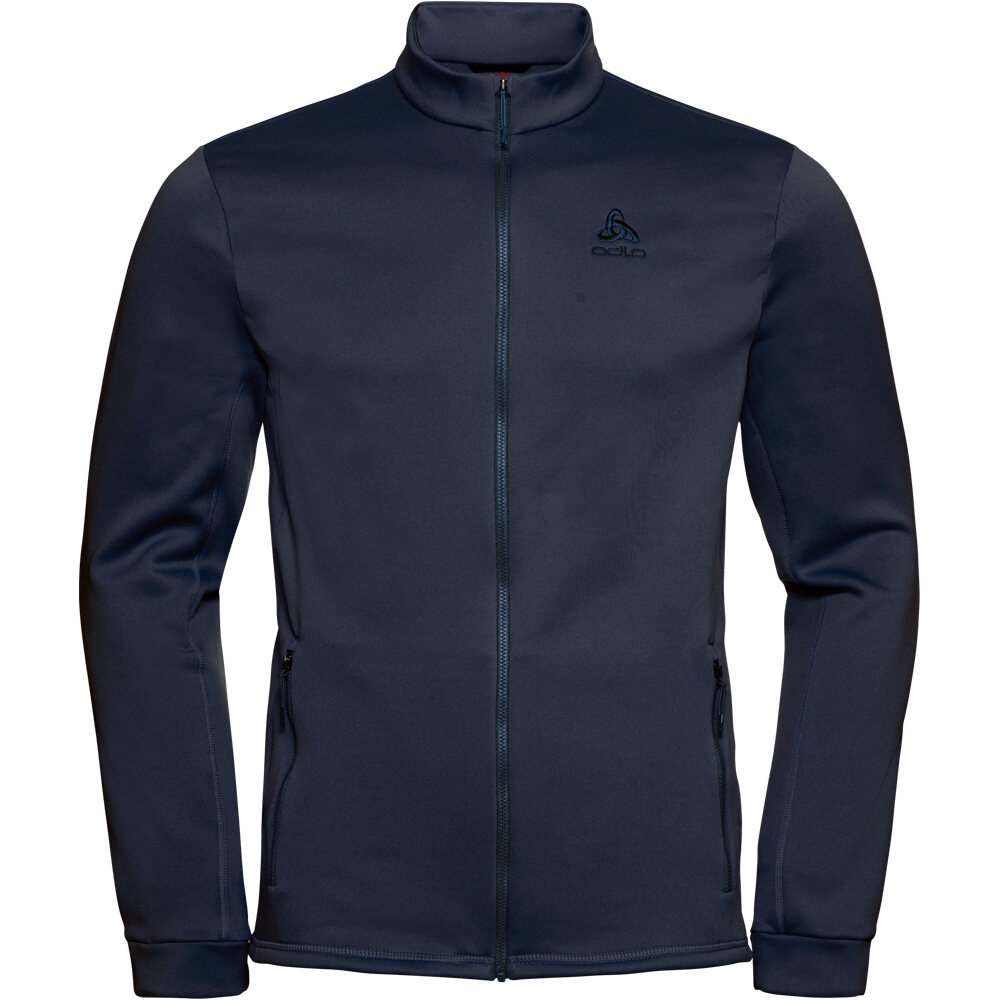 Odlo forro polar hombre MID LAYER FULL ZIP BERRA vista frontal