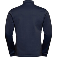 Odlo forro polar hombre MID LAYER FULL ZIP BERRA vista trasera