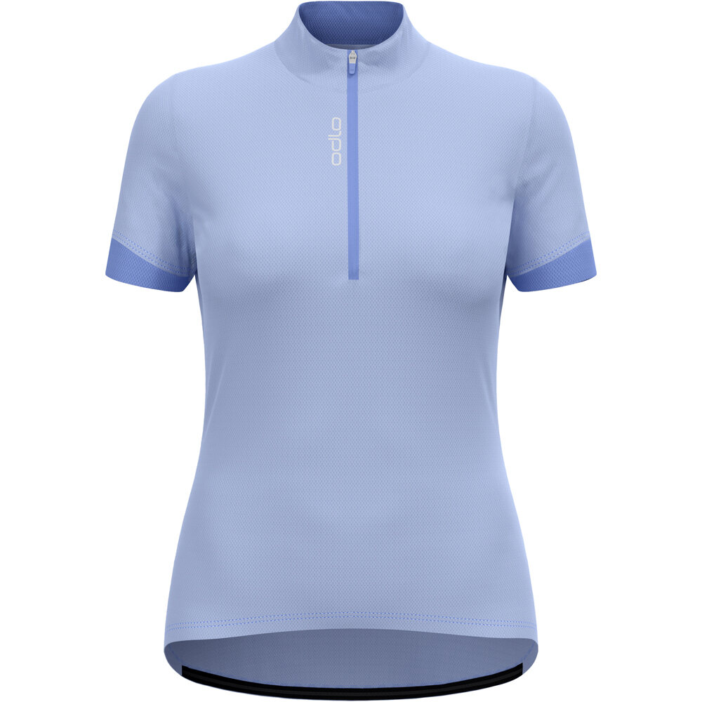 Odlo maillot manga corta mujer T-shirt s/u collar s/s 1/2 zip ESSENTIAL 03