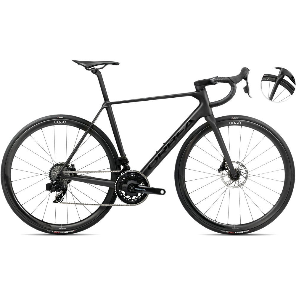 Orbea bicicletas de carretera carbono ORCA M21eTEAM PWR vista frontal