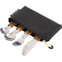 Outwell cubiertos montaña POUCH CUTLERY SET DELUXE 4 juego cubier vista frontal