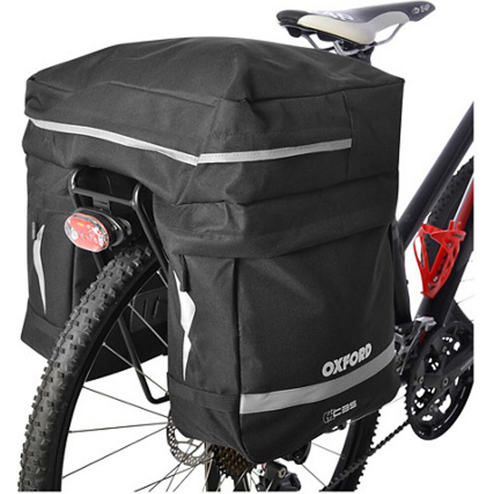 Oxc funda bicicleta Bolsa Bicicleta C-Serie triple bolsa 35L vista frontal