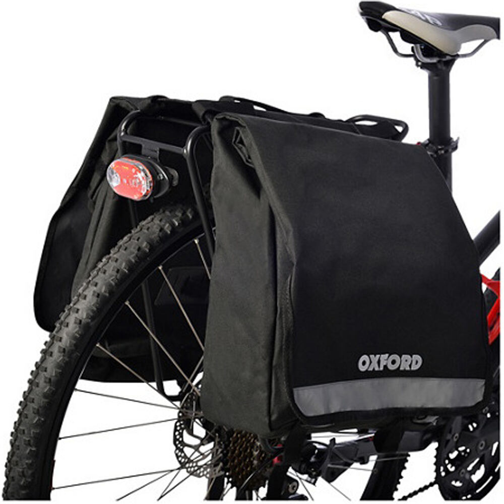 Oxc funda bicicleta Bolsa Bicicleta C-Series Doble bolsa 20L vista frontal