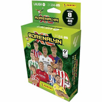 Panini colecciona d.equipo Ecoblister 8 sobres Adrenalyn 2024/2025 vista frontal