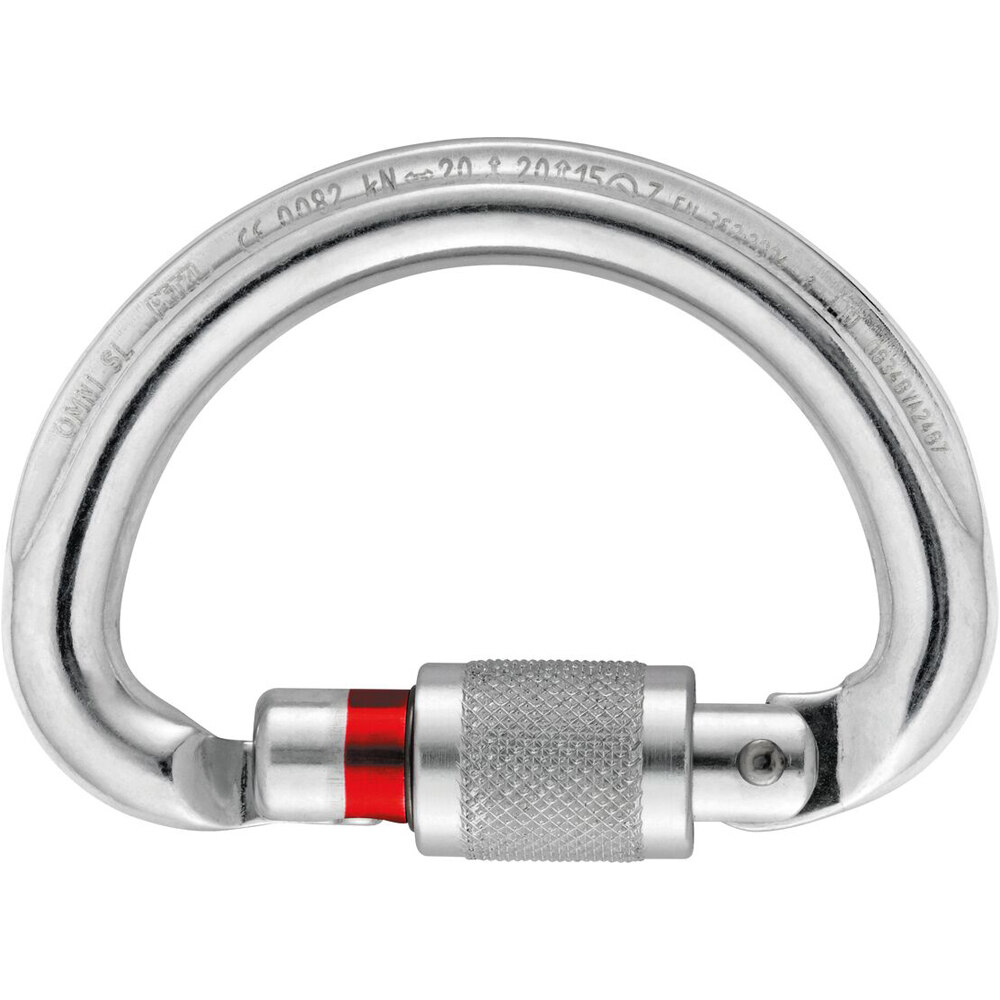 Petzl maillon OMNI SCREW-LOCK vista frontal