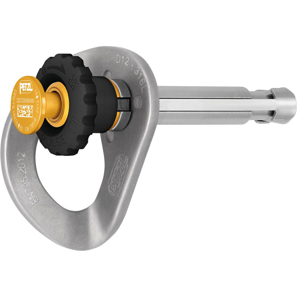 Petzl seguros perforados Anclaje extrable COEUR PULSE 12MM vista frontal