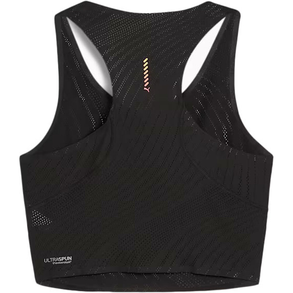 Puma body running mujer RUN ULTRASPUN CROP T vista trasera