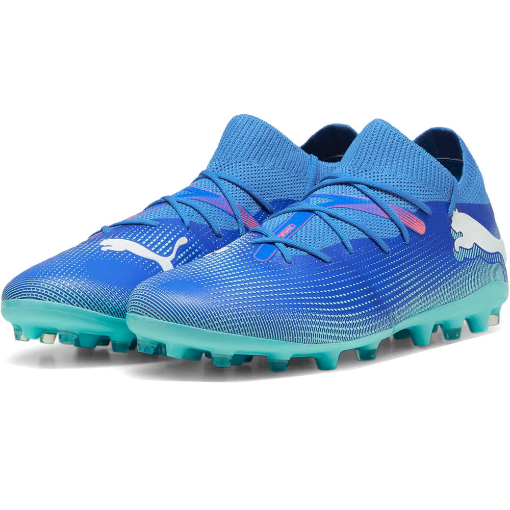 Puma botas de futbol cesped artificial FUTURE 7 MATCH MG AZVE lateral interior