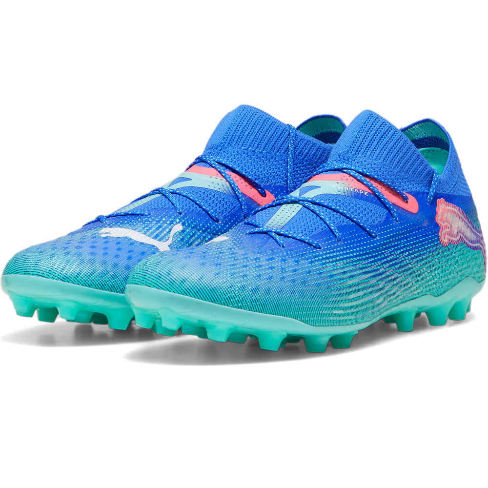 Puma botas de futbol cesped artificial FUTURE 7 ULTIMATE MG AZVE lateral interior