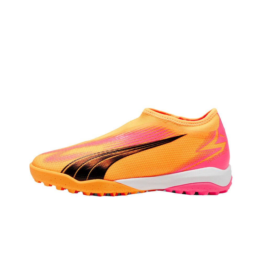 Puma botas de futbol niño multitaco y terreno duro ULTRA MATCH LL TT + Mid Jr lateral exterior