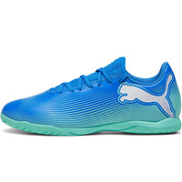 Puma botas fútbol sala FUTURE 7 PLAY IT AZVE lateral exterior