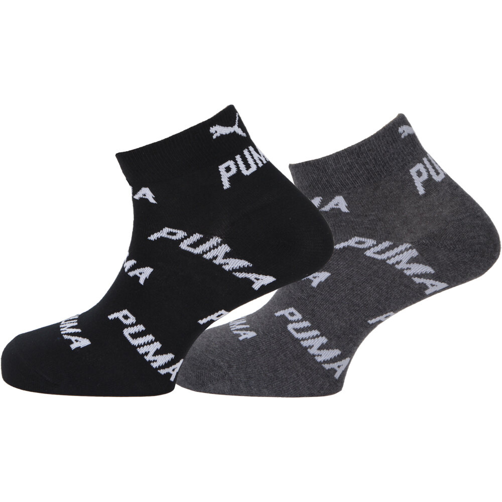 Puma calcetines deportivos UNISEX BWT QUARTER 2P vista frontal