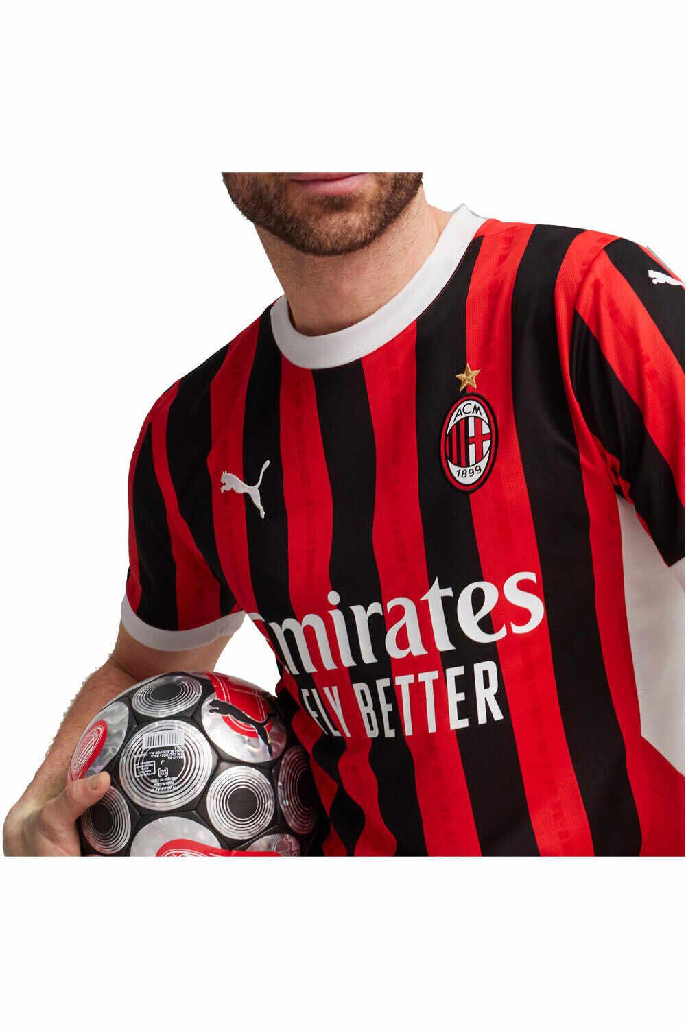 Puma camiseta de fútbol oficiales MILAN 25 HOME JERSEY vista detalle