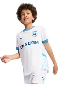 Puma camiseta de fútbol oficiales niño OM Home Jersey Repli vista frontal